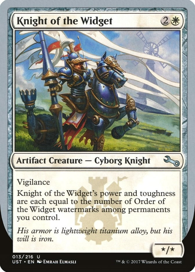 Image for Knight of the Widget (13) [Unstable] - Magic: The Gathering