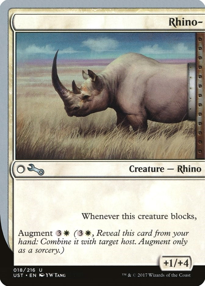 Image for Rhino- (18) [Unstable] - Magic: The Gathering