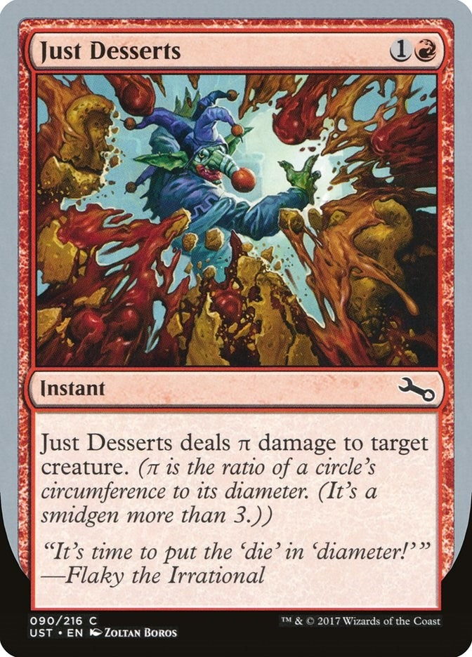 Image for Just Desserts (90) [Unstable] - Magic: The Gathering
