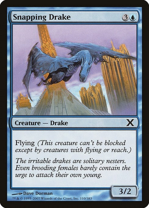 Image for Snapping Drake (110) [10th Edition] - Magic: The Gathering