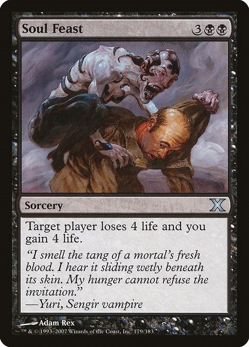 Image for Soul Feast (179) [10th Edition] - Magic: The Gathering