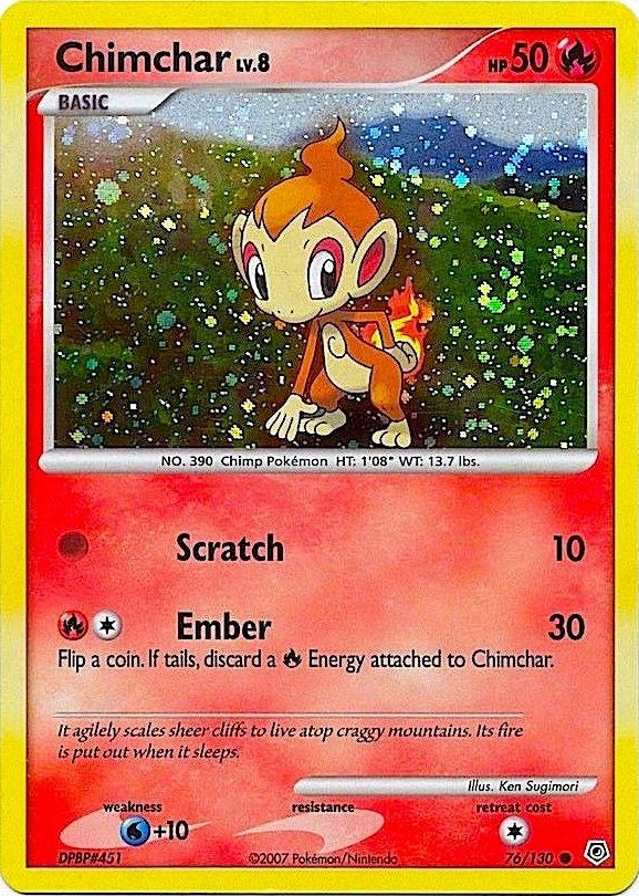 Image for Chimchar - 76/130 (Cosmos Holo) (076/130) [Miscellaneous Cards & Products] - Pokemon