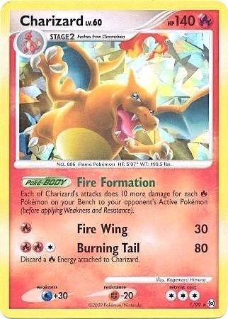Image for Charizard - 1/99 (Cracked Ice Holo) (001/099) [Miscellaneous Cards & Products] - Pokemon