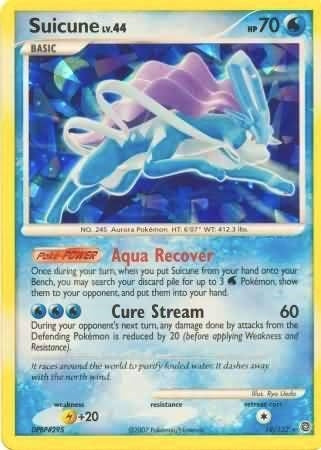 Image for Suicune - 19/132 (Cracked Ice Holo) (019/132) [Miscellaneous Cards & Products] - Pokemon