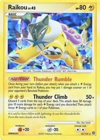 Image for Raikou - 16/132 (Cracked Ice Holo) (016/132) [Miscellaneous Cards & Products] - Pokemon