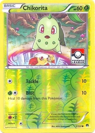 Image for Chikorita - 1/122 (Pokemon League) (001/122) [League & Championship Cards] - Pokemon