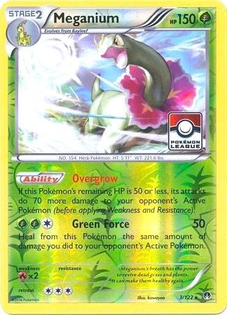 Image for Meganium - 3/122 (Pokemon League) (003/122) [League & Championship Cards] - Pokemon