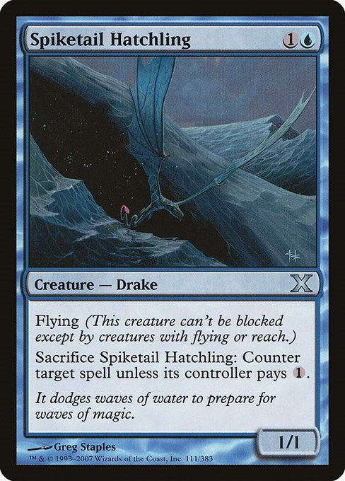 Image for Spiketail Hatchling (111) [10th Edition] - Magic: The Gathering