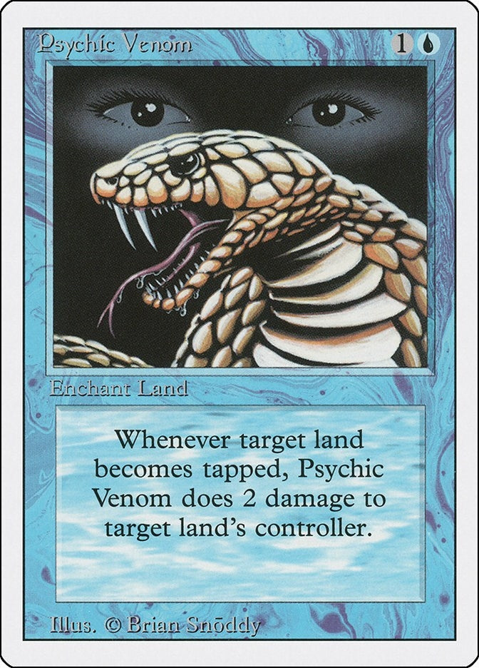 Image for Psychic Venom [Revised Edition] - Magic: The Gathering