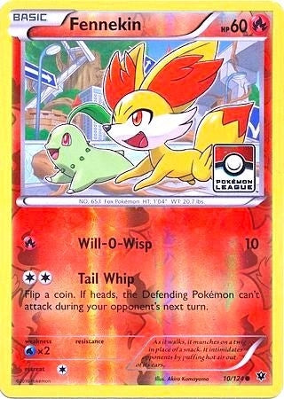 Image for Fennekin - 10/124 (Pokemon League) (010/124) [League & Championship Cards] - Pokemon