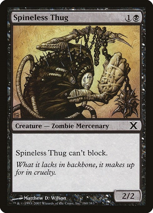 Image for Spineless Thug (180) [10th Edition] - Magic: The Gathering