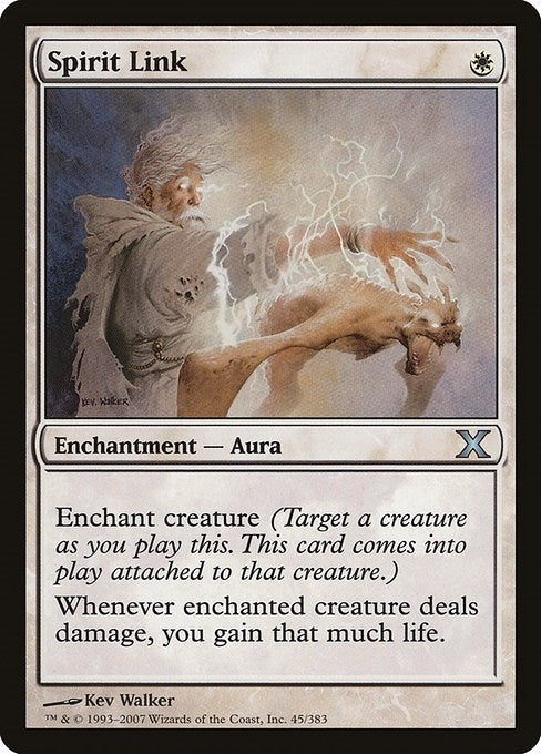 Image for Spirit Link (45) [10th Edition] - Magic: The Gathering