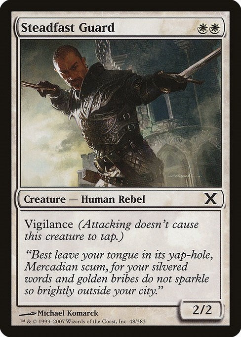 Image for Steadfast Guard (48) [10th Edition] - Magic: The Gathering
