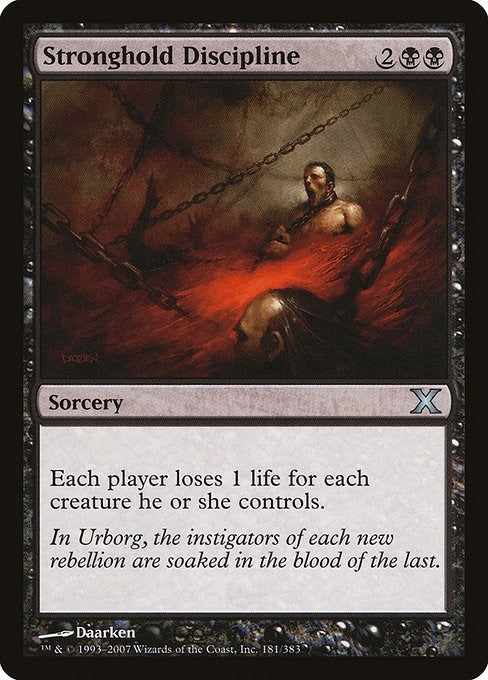 Image for Stronghold Discipline (181) [10th Edition] - Magic: The Gathering