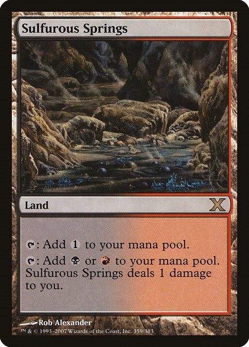 Image for Sulfurous Springs (359) [10th Edition] - Magic: The Gathering