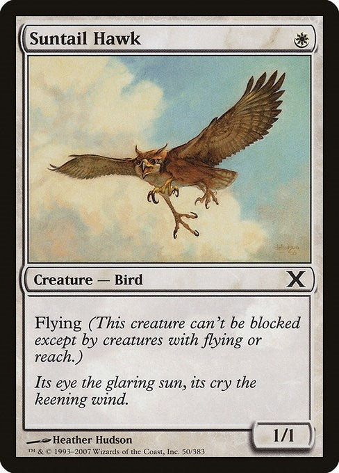 Image for Suntail Hawk (50) [10th Edition] - Magic: The Gathering