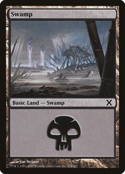 Image for Swamp (374) (374) [10th Edition] - Magic: The Gathering
