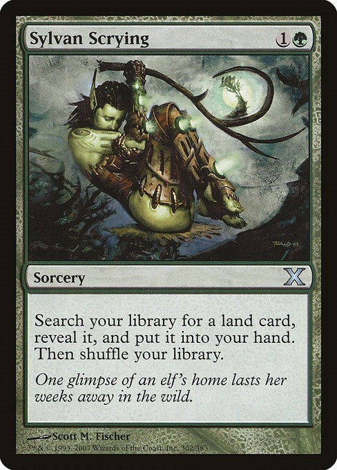 Image for Sylvan Scrying (302) [10th Edition] - Magic: The Gathering