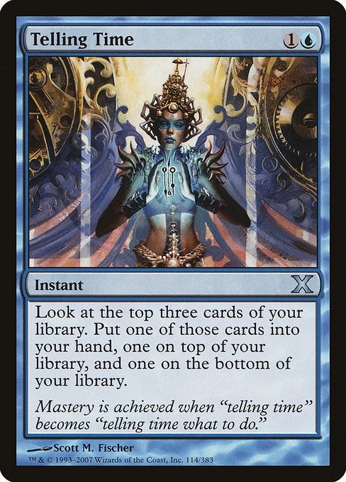 Image for Telling Time (114) [10th Edition] - Magic: The Gathering