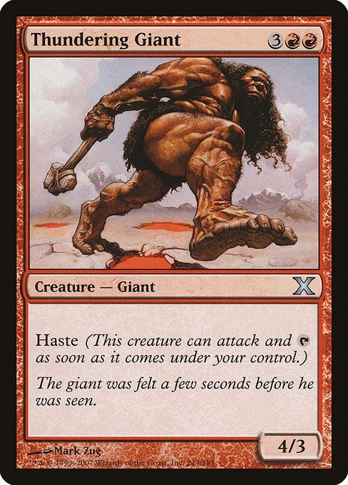 Image for Thundering Giant (243) [10th Edition] - Magic: The Gathering