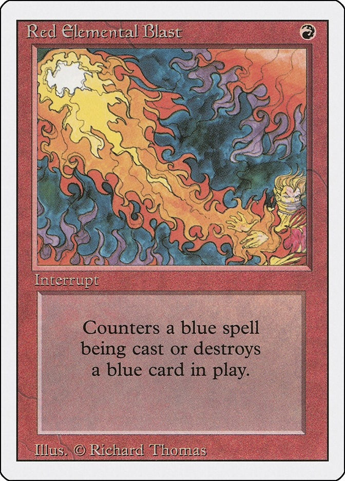 Image for Red Elemental Blast [Revised Edition] - Magic: The Gathering