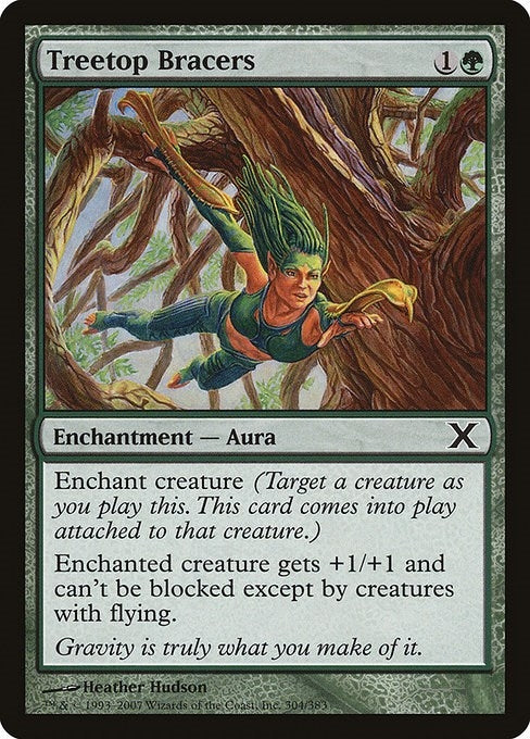 Image for Treetop Bracers (304) [10th Edition] - Magic: The Gathering