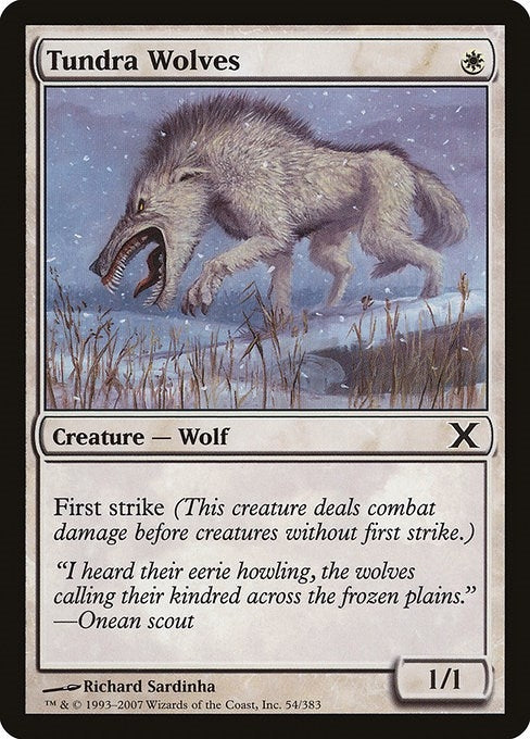 Image for Tundra Wolves (54) [10th Edition] - Magic: The Gathering