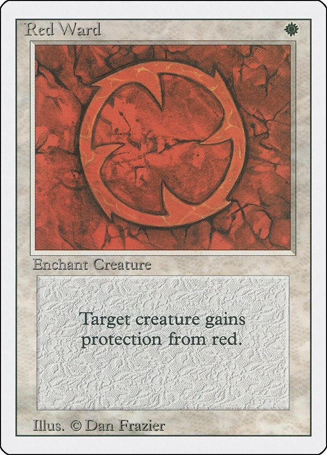 Image for Red Ward [Revised Edition] - Magic: The Gathering