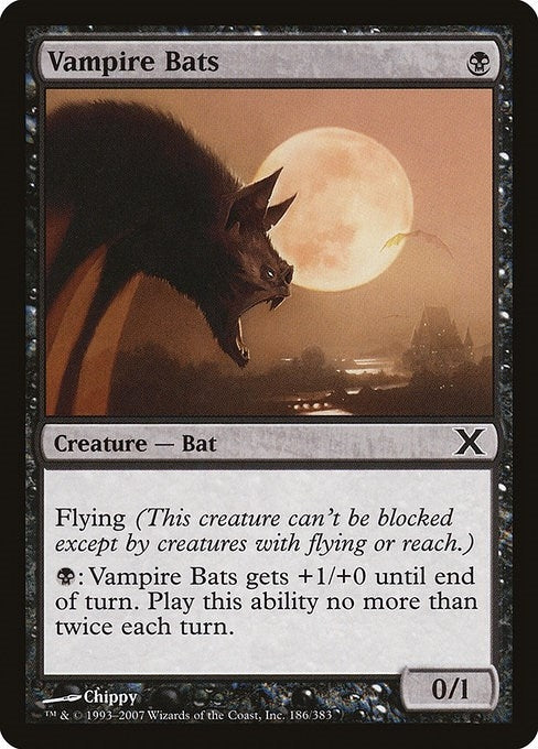 Image for Vampire Bats (186) [10th Edition] - Magic: The Gathering