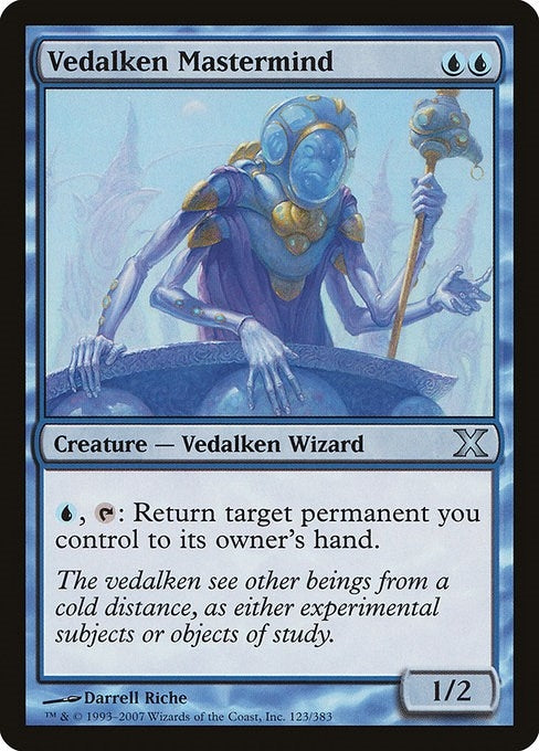 Image for Vedalken Mastermind (123) [10th Edition] - Magic: The Gathering