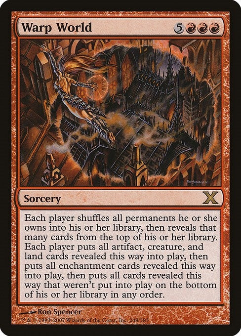 Image for Warp World (248) [10th Edition] - Magic: The Gathering
