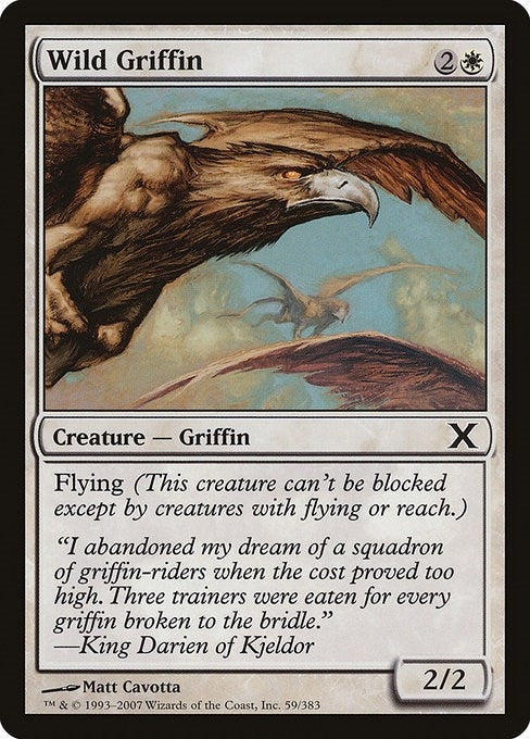 Image for Wild Griffin (59) [10th Edition] - Magic: The Gathering