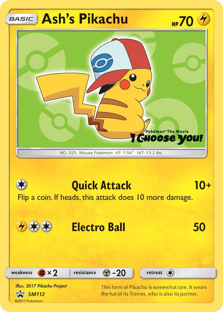 Image for Ash's Pikachu - SM112 (SM112) [SM Promos] - Pokemon