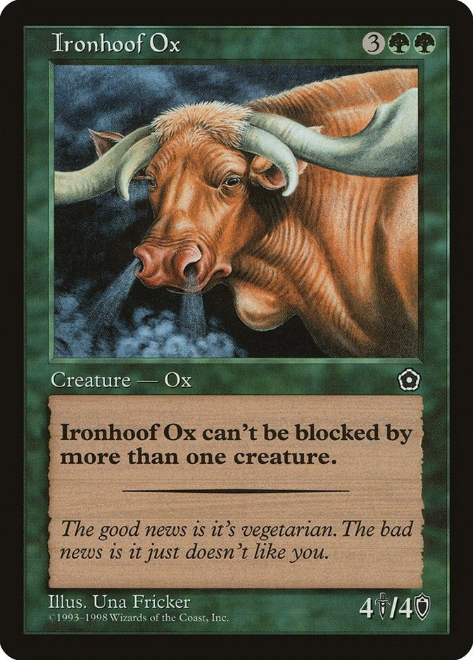 Image for Ironhoof Ox [Portal Second Age] - Magic: The Gathering