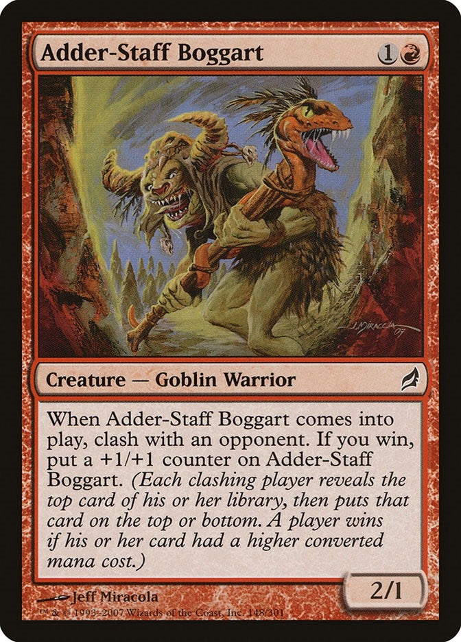 Image for Adder-Staff Boggart (148) [Lorwyn] - Magic: The Gathering