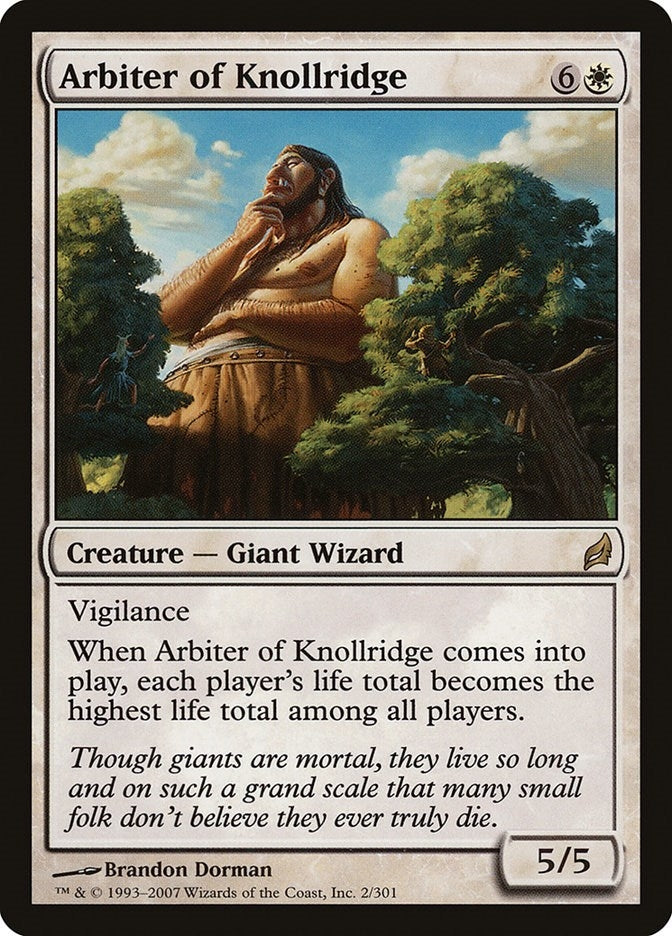 Image for Arbiter of Knollridge (2) [Lorwyn] - Magic: The Gathering