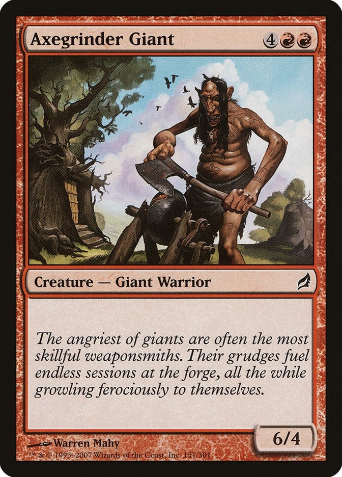 Image for Axegrinder Giant (151) [Lorwyn] - Magic: The Gathering