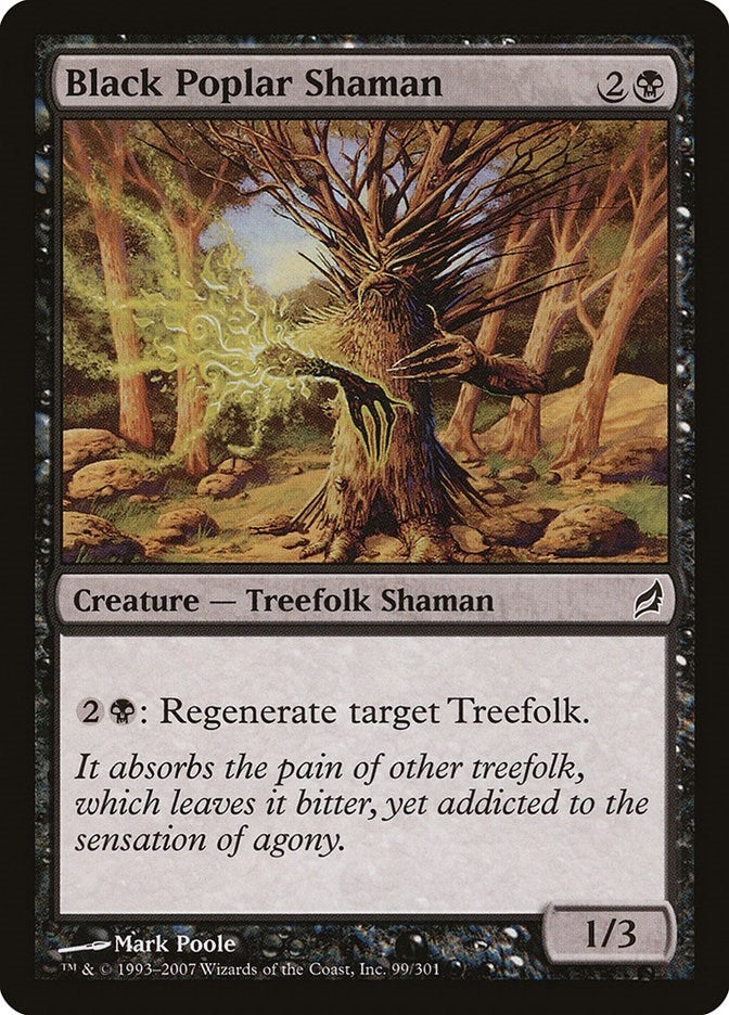 Image for Black Poplar Shaman (99) [Lorwyn] - Magic: The Gathering