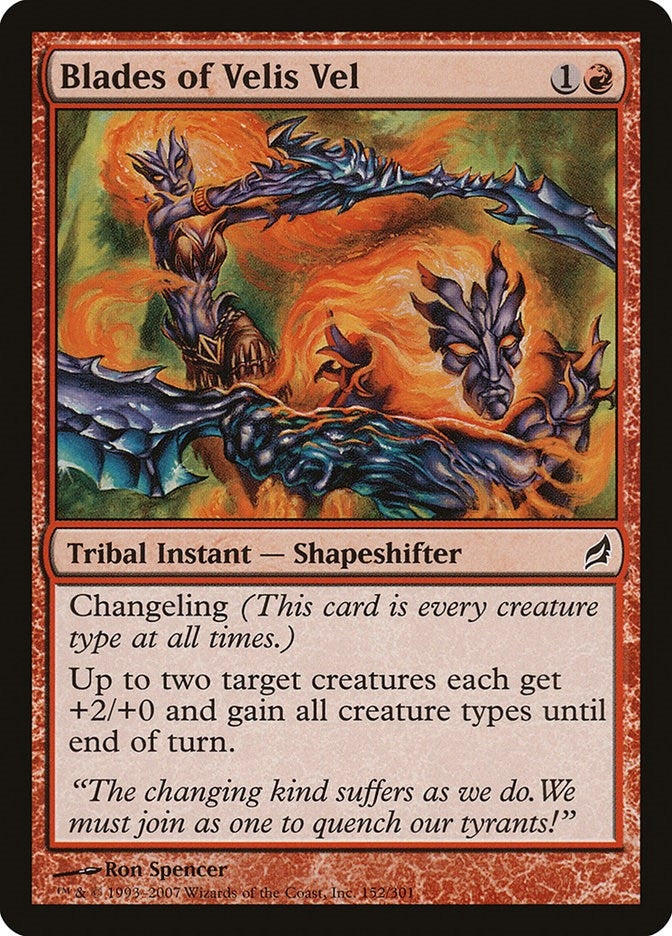 Image for Blades of Velis Vel (152) [Lorwyn] - Magic: The Gathering
