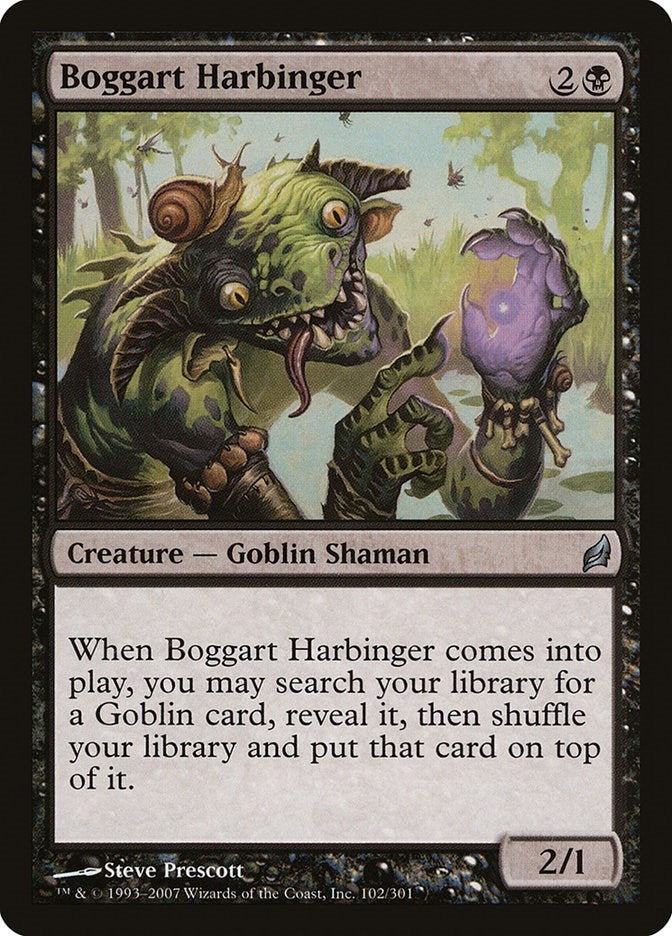 Image for Boggart Harbinger (102) [Lorwyn] - Magic: The Gathering