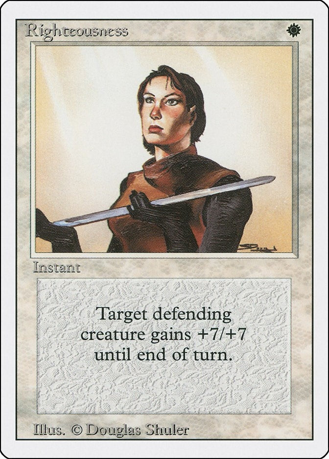Image for Righteousness [Revised Edition] - Magic: The Gathering