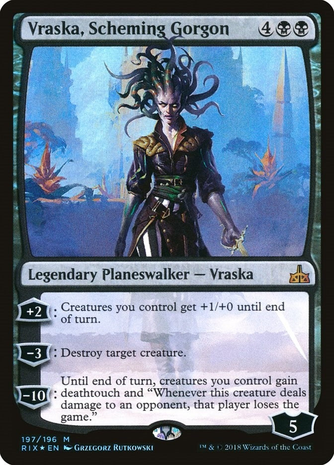 Image for Vraska, Scheming Gorgon (197) [Rivals of Ixalan] - Magic: The Gathering