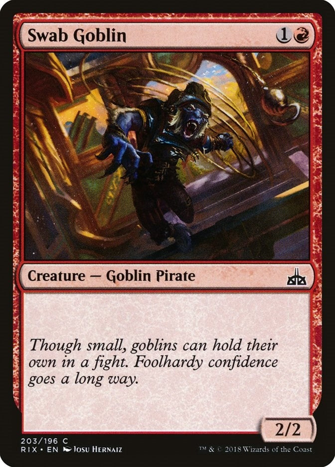 Image for Swab Goblin (203) [Rivals of Ixalan] - Magic: The Gathering