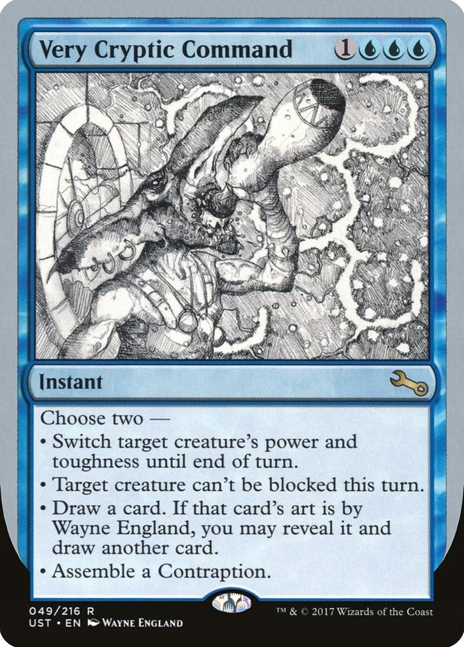 Image for Very Cryptic Command (A) (49) [Unstable] - Magic: The Gathering