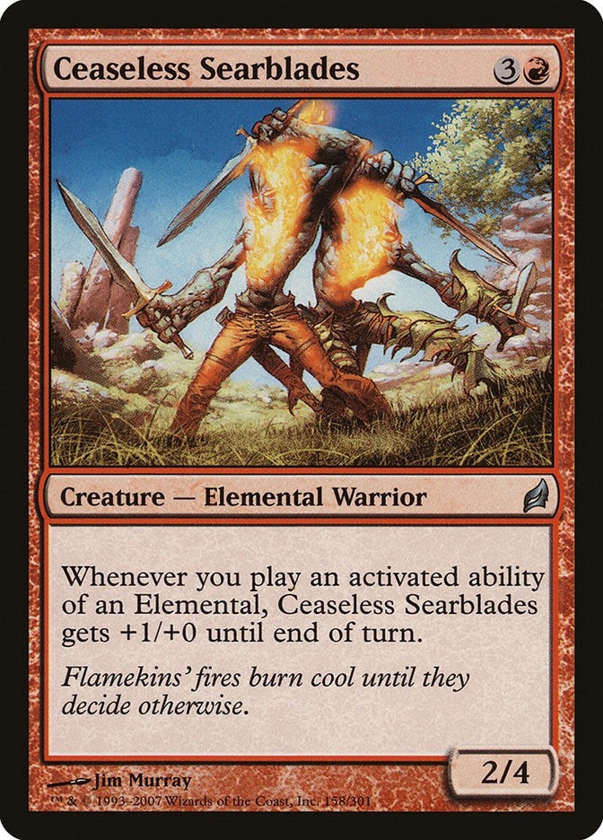 Image for Ceaseless Searblades (158) [Lorwyn] - Magic: The Gathering