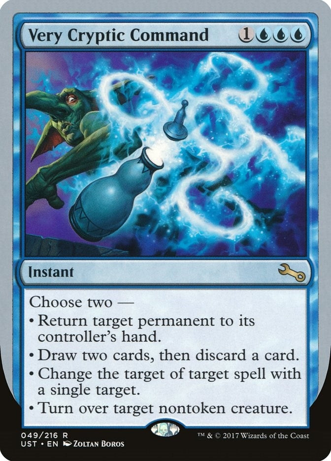 Image for Very Cryptic Command (D) (49) [Unstable] - Magic: The Gathering