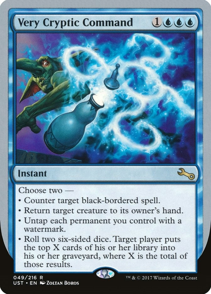 Image for Very Cryptic Command (E) (49) [Unstable] - Magic: The Gathering