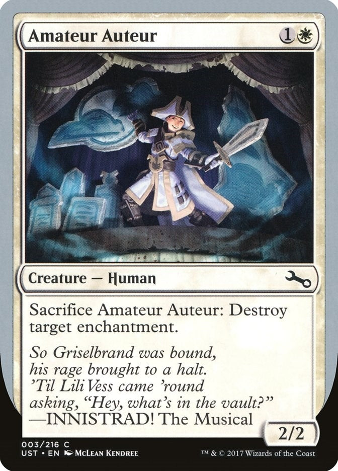 Image for Amateur Auteur (B) (3) [Unstable] - Magic: The Gathering