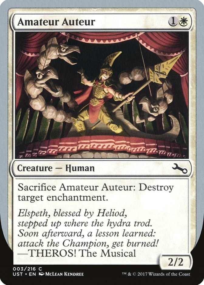 Image for Amateur Auteur (C) (3) [Unstable] - Magic: The Gathering