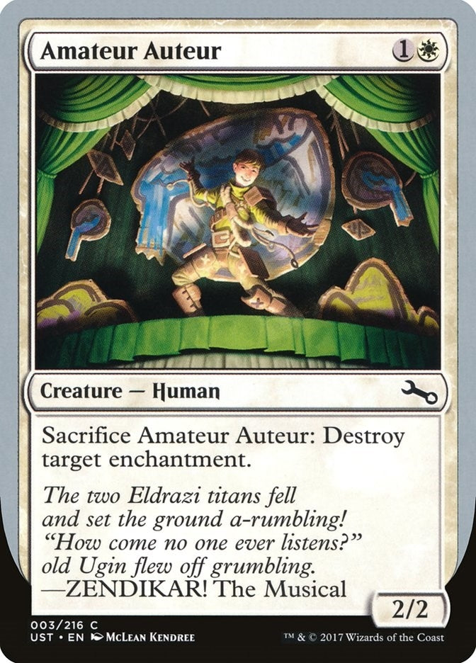 Image for Amateur Auteur (D) (3) [Unstable] - Magic: The Gathering